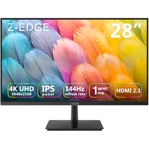 Z-Edge 28 Zoll 4K 144Hz Gaming Monitor UHD...