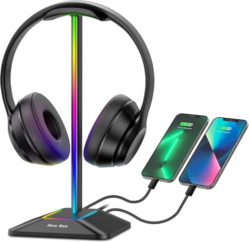 New Bee Kopfhörer Ständer RGB Headset...