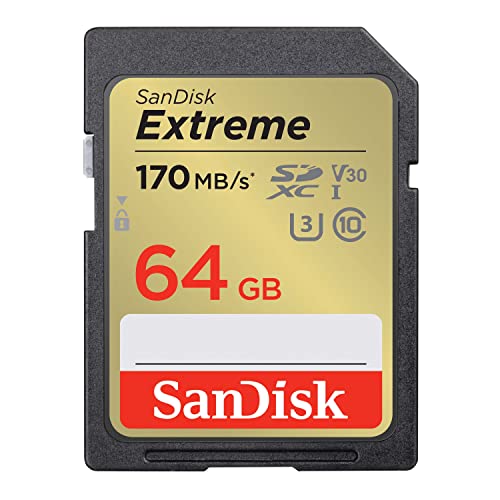 SanDisk Extreme SDXC UHS-I Speicherkarte 64...