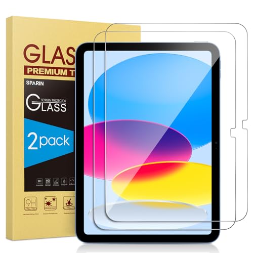 SPARIN 2 Stück Schutzfolie für iPad 11/10....
