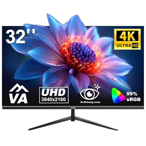 Gawfolk 32 Zoll Monitor 4K (3840 * 2160) UHD...