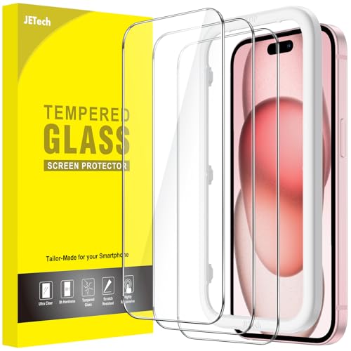 JETech Schutzfolie für iPhone 15 6,1 Zoll,...